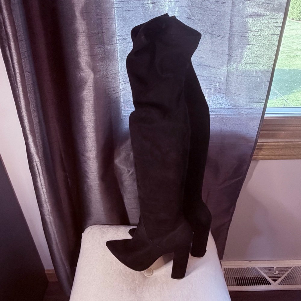 Express Black Over the Knee Boots